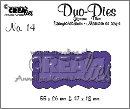 Crealies  - Duo Die no. 14 Duo Labels 1