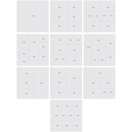 Simple Stories - Sn@p! Pocket Pages For 12"X12" Binders 10/Pkg assorted