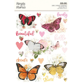 Simple Stories - Simple Vintage Essentials Color Palette Rub Ons (22241)