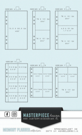 Masterpiece Memory P-Pocket Page sleeves-4x8 variety 12st MP202040 12 pcs - 2x design A-F