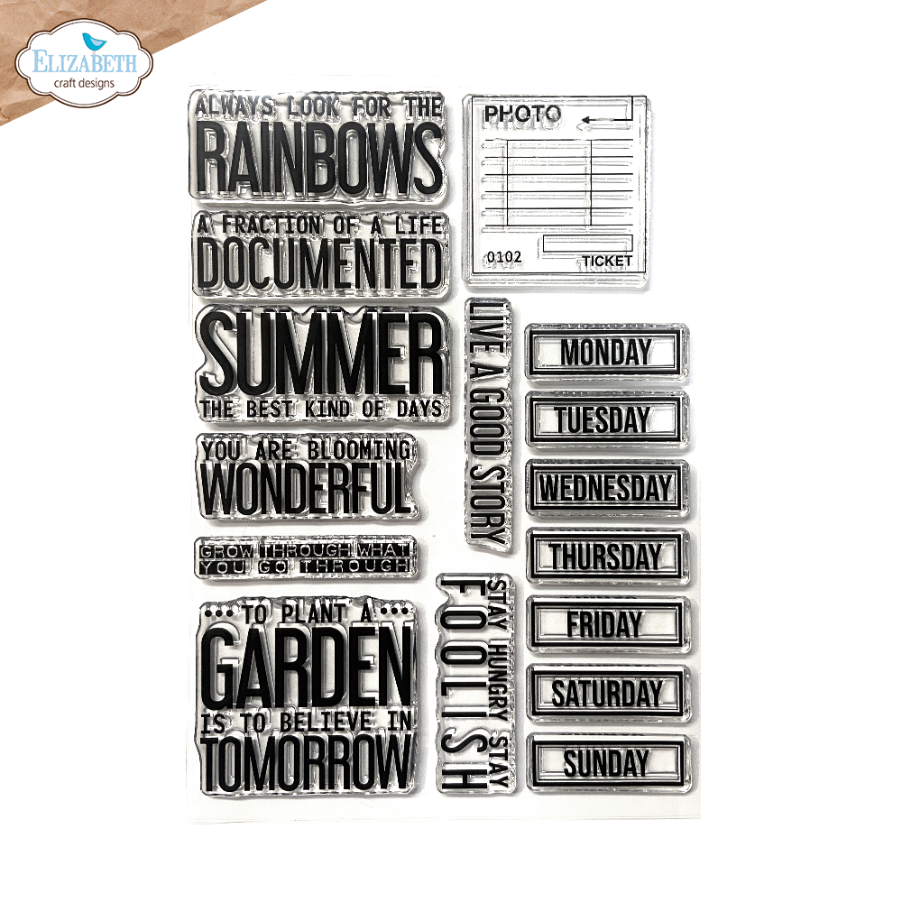 Elizabeth Craft Designs - Best Kind Of Days Clearstamsp - CS420 - Pre-order!!!