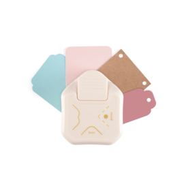 Vaessen Creative • 3-in-1 Label Hoekpons Vintage Mini - 2137-117