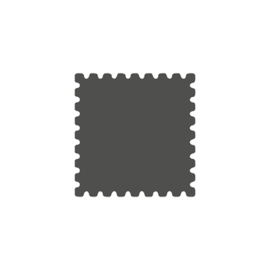 Vaessen Creative • Figuurpons Postzegel Medium 1,8x1,8cm - 21435-067
