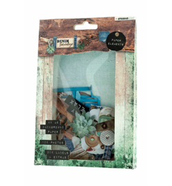 Studio Light - Die Cut Paper Set Contents Background Paper + Photos + Labels & Extras nr.645