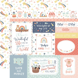 Echo Park Paper - Baby On Board It's a Girl! 12x12 Inch Collection Kit (BOG414016)