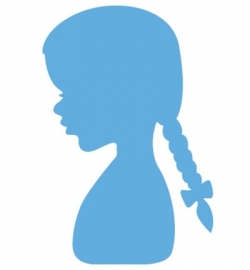 Marianne Design - Creatables - Silhouette girl with braids