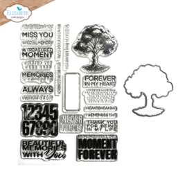 Elizabeth Craft Designs - Tree of Life Stamp and Die Set - CSD396