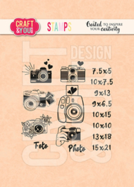 Craft & You Design - Mini Cameras Set Stamps (CYD-CS035)