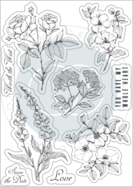 Craft Consortium - Belle Fleur Clear Stamps (CCSTMP075)