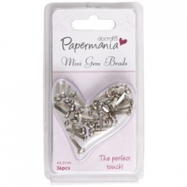 Papermania - Mini Gem Brads Assorted Pastels