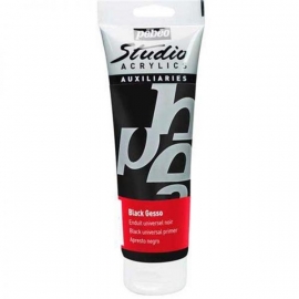 Pebeo Studio Acrylics Gesso - Black by Pebeo