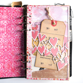 Elizabeth Craft Designs - Planner Essentials 57 - Heart Overlay 2009