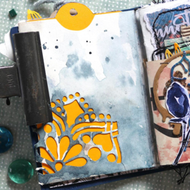Elizabeth Craft Designs - Art Journal - Butterfly Pocket Insert 1782