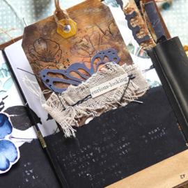 Elizabeth Craft Designs - Art Journal - Butterfly Pocket Insert 1782