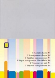 Transparante sheets A4  4 vel 3.1000