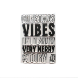 Elizabeth Craft Designs - Christmas Vibes - Clearstamps CS272 