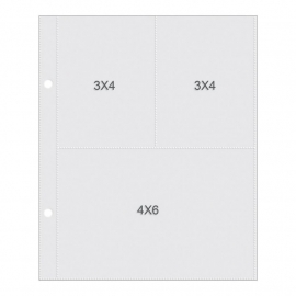 Sn@p! 10 Pocket Pages For 6"X8" Binders (3x4/4x6)