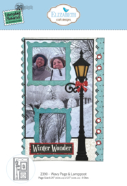 Elizabeth Craft Designs - Every Day Memories - Wavy Page & Lamppost - 2390