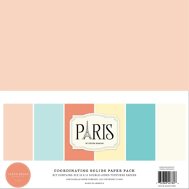 Carta Bella - Paris 12x12 Inch Coordinating Solids Paper Pack (CBP405015)