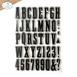 Elizabeth Craft Designs - Bold Alphabet - CS410