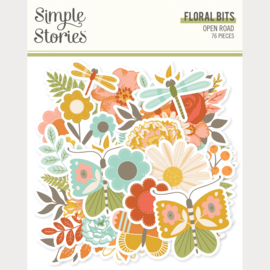 Simple Stories - Open Road Floral Bits & Pieces (27121)