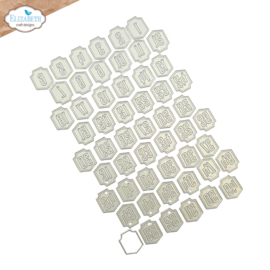 Elizabeth Craft Designs - Every Day Memories - Number Tags - 2396