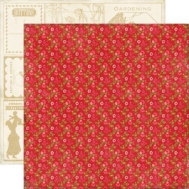 Echo Park Paper - This & That Graceful - Red Floral