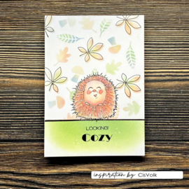 Vaessen Creative • Stencil by Carla Creates Leaves 15x15cm - CAR0510