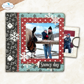 Elizabeth Craft Designs - Every Day Memories - Rounded Corner Square Page Assortment -  2393