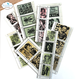 Elizabeth Craft Designs - Planner Essentials - Postage Stamp Strips Dies -  2176 