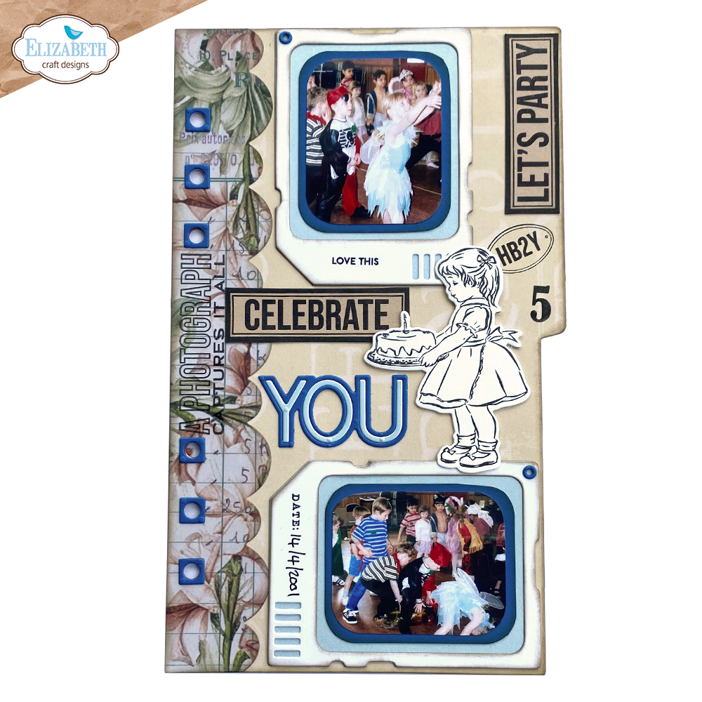 Elizabeth Craft Designs - Planner Essentials -  Page with large tab 1 - 2280 - Pre-order!!!