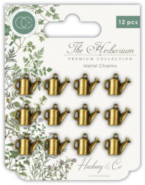 Craft Consortium - The Herbarium - Watering Can - Metal Charms