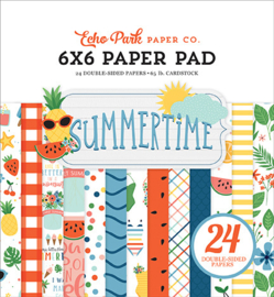 Echo Park - Summertime - 6x6 Inch Paper Pad (15,2 x 15,2 cm)