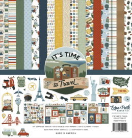 Echo Park Paper - It's Time To Travel 12x12 Inch Collection Kit (TTT494016)