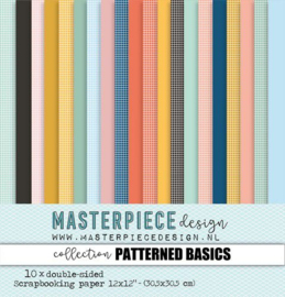 Masterpiece Papiercollectie Cardstock Basics 24/7 12x12 10vl MP202121