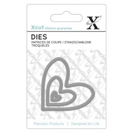Xcut - Mini Dies (3pcs) - Nesting Hearts