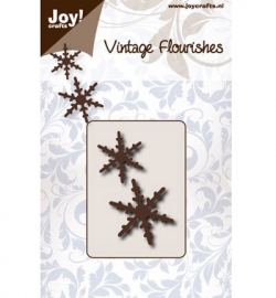 Joy!crafts - Cutting / Snijstencil - Vintage Flourishes - Sneeuwvlok