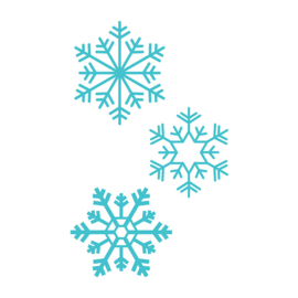 Simply Creative - Snowflakes Clear Stamp (SCSTP035X20)