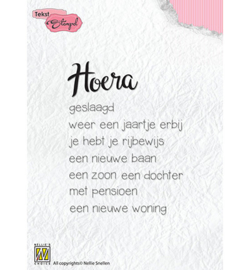 Nellie`s Choice - Clear Stamps - Hoera: diverse gelegenheden