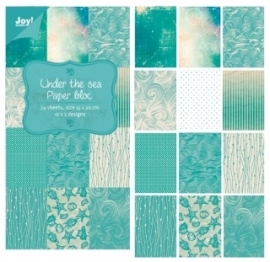 Joy!Crafts - Paper Bloc Under the Sea - ca. 30 x 15 cm