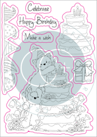 Craft Consortium - The Gift of Giving - Clear Stamps - Make a Wish