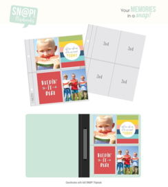 Simple Stories - 3"x4" Pack Refills 6"X8"SN@P! Flipbook Pages (10 stuks)