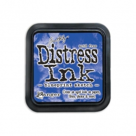 Distress Inkt Blueprint Sketch