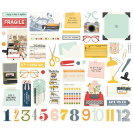 Simple Stories - For The Record - Bits & Pieces (23519)
