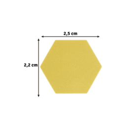 Vaessen Creative • Magnetic Anywhere Pons Hexagon 2,5x2,2cm - 21451-003