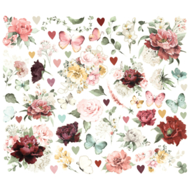 Simple Stories - Simple Vintage Love Story Floral Bits & Pieces (21423)