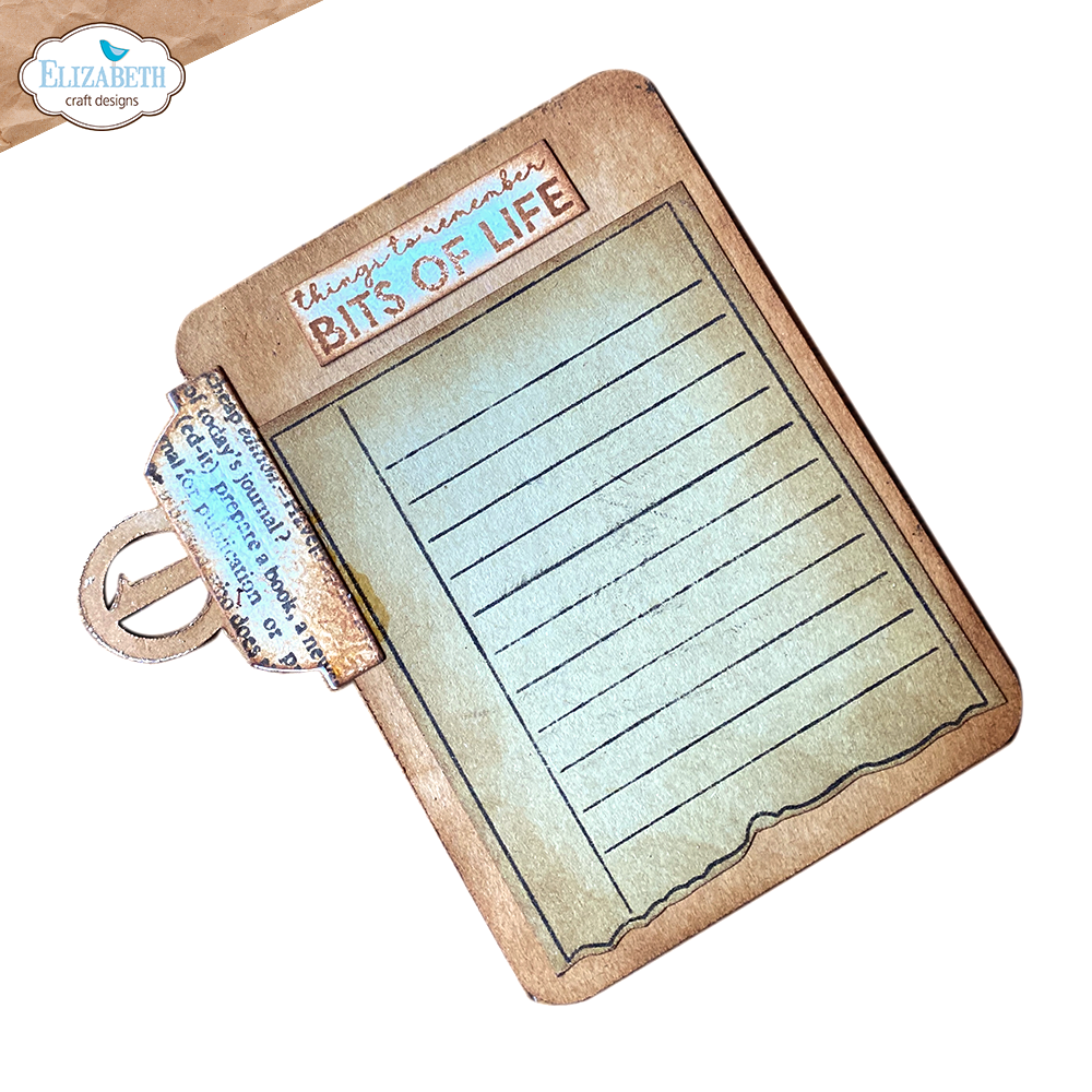 Elizabeth Craft Designs - About Me Clearstamps - CS434 - Pre-order!!!