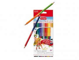 Bruynzeel Twin Point Colouring Pencils 12 pcs