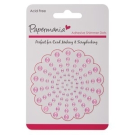 Papermania Shimmer Dots Pale Pink