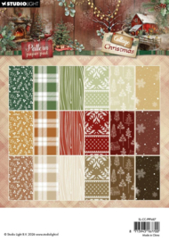 Studio Light - Cottage Christmas A5 Pattern Paper Pad (SL-CC-PPP487)
